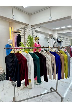 بلوز مشکی زنانه یقه U Enter - کد 920228982