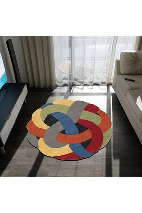 فرش رنگی قابل شستشو Rugs Modern Halı - کد 920300431