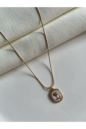گردنبند استیل ( فولاد ) زرد استیل (فولاد) Nilsu Jewellery Accessory - کد 902316969