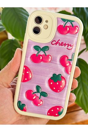 کاور و قاب زرشکی iPhone 11 Fibaks - کد 870723581