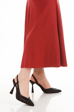 کفش پاشنه بلند کلاسیک مشکی زنانه چرم مصنوعی PASSAGE SHOES - کد 920332870