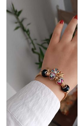 دستبند استیل (فولاد) زرد بچه گانه استیل (فولاد) shop - کد 877556412