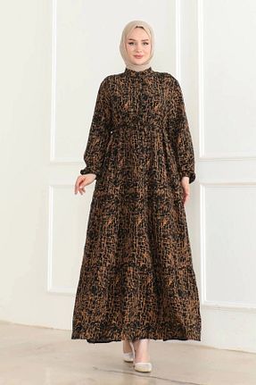 لباس قهوه ای زنانه بافتنی Neva Style - کد 869583154