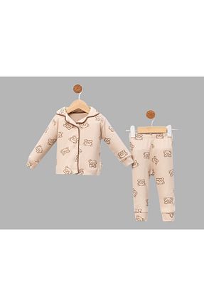 ست نوزادی قهوه ای بچه گانه پنبه ای Dolly Kids - کد 896358065