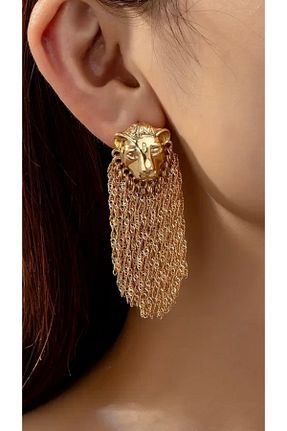 گوشواره جواهر طلائی لزران ISTBIRD ACCESSORIES - کد 920313837