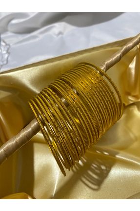 ست جواهر زرد زنانه فلزی Home - کد 920415542