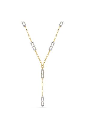 گردنبند استیل ( فولاد ) طلائی روکش طلا neslyaccessories - کد 920420649