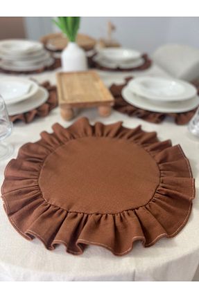سرویس آمریکائی قهوه ای گرد Mirilliahome - کد 899859733