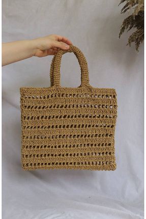 کیف دستی قهوه ای زنانه سایز متوسط Butik - کد 920466456