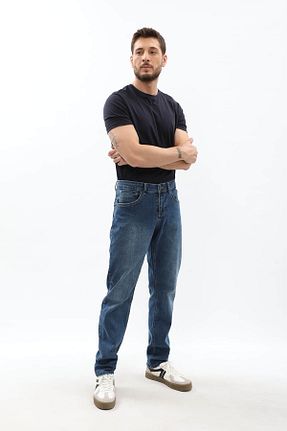 شلوار جین آبی مردانه پاچه تنگ BANNY JEANS - کد 877158781