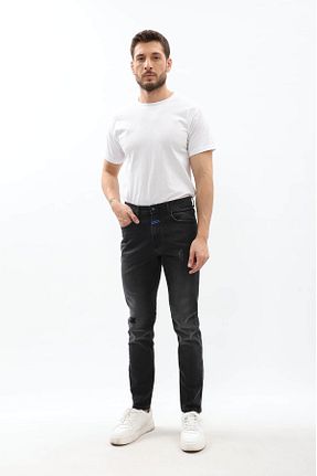 شلوار طوسی مردانه لیکرا Bluewhite - کد 863621379