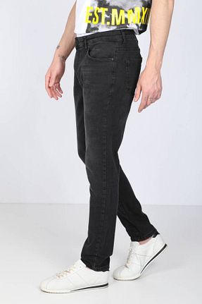 شلوار جین مشکی مردانه پاچه تنگ BANNY JEANS - کد 104212596