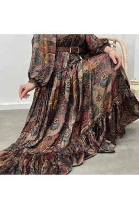 لباس حجاب رنگی کلوش StellaStore - کد 920463465
