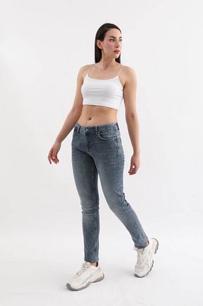 شلوار جین آبی زنانه پاچه تنگ BANNY JEANS - کد 705020012
