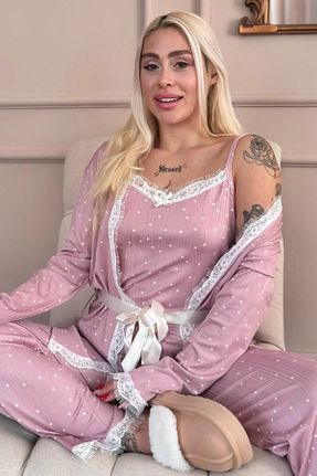 ست لباس راحتی رنگی زنانه گلدار Pijamaevi - کد 920470421