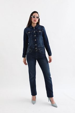 شلوار جین آبی زنانه پاچه ساده BANNY JEANS - کد 768027117
