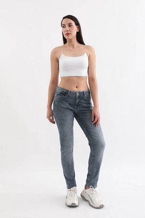 شلوار جین آبی زنانه پاچه تنگ BANNY JEANS - کد 705020012