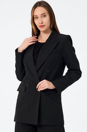 کت مشکی زنانه Blazer MissThetis - کد 920472640