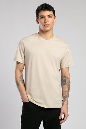تیشرت بژ مردانه رگولار Lee Cooper - کد 920512891