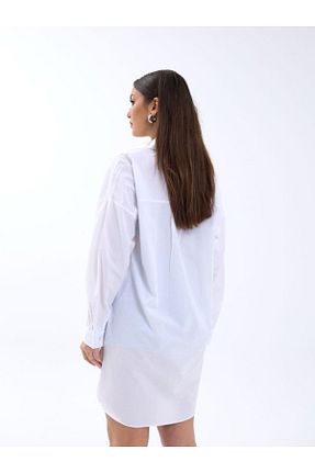 پیراهن سفید زنانه اسلیم stelol - کد 921331192