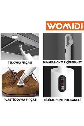 بخارشوی سفید womidi - کد 889688039
