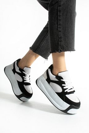 کفش اسنیکر مشکی زنانه بند دار Gökçe Shoes - کد 920522825