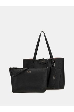 کیف دوشی مشکی زنانه پلی استر Guess - کد 793583711