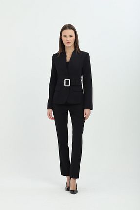 ست بالاتنه و پائین تنه مشکی زنانه بافتنی Milamia - کد 920524641