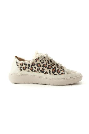 کفش اسنیکر بژ زنانه بند دار Gökçe Shoes - کد 920522350