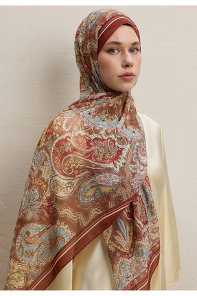 شال نارنجی مردانه ابریشم Fresh - کد 920530581