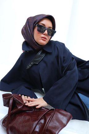 روسری بنفش %100 پنبه Silk Home - کد 917838314