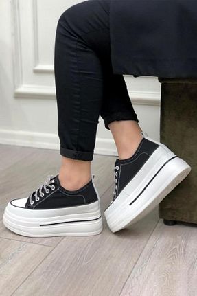 کفش اسنیکر مشکی زنانه بند دار Guja - کد 920533085