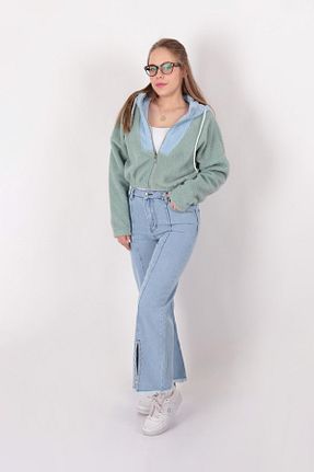 شلوار جین آبی زنانه جین Aynaz - کد 920539128
