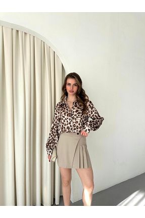 پیراهن سفید زنانه رگولار Appleline - کد 920535655