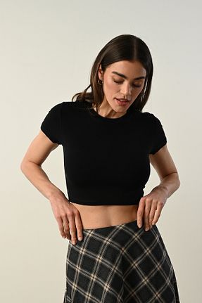 بادی مشکی زنانه یقه دوچرخه Lorenzo - کد 920533184