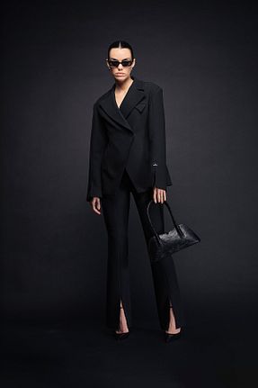 شلوار مشکی زنانه بافتنی VATKALI - کد 917843825