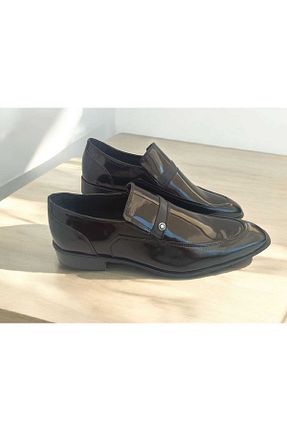 کفش کژوال مشکی مردانه چرم خالص GMSHOES - کد 920529557