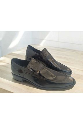 کفش کژوال مشکی مردانه چرم خالص GMSHOES - کد 920529557