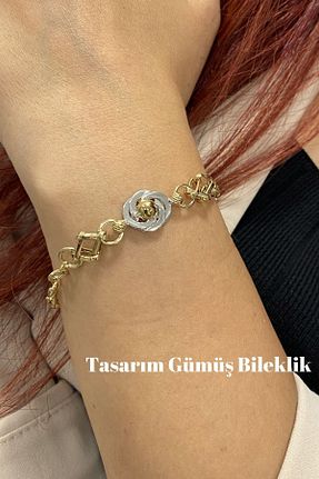 دستبند نقره سفید زنانه 925 عیار Hepimitu - کد 123214435
