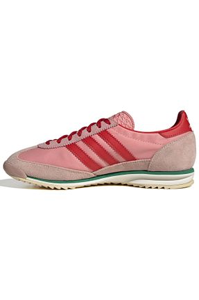 کفش اسنیکر صورتی زنانه بند دار adidas - کد 891546580