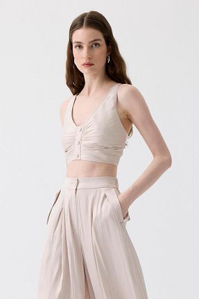 بلوز نباتی زنانه رگولار Rue - کد 920558949