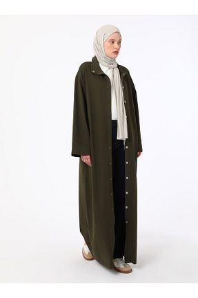 مانتو بلند حجاب خاکی زنانه Benin - کد 920558759