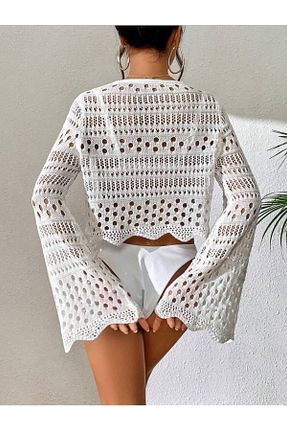 بلوز طوسی زنانه ساده MODA MHE - کد 824200267