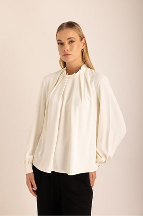 بلوز نباتی زنانه Asimetrik Aker - کد 920570924