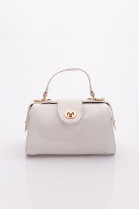 کیف دوشی سفید زنانه چرم مصنوعی Dgn - کد 920573208