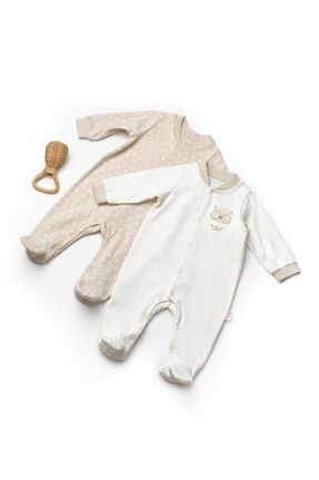 سرهمی خواب نباتی بچه گانه پنبه ای BabyCosy Organic Wear - کد 921359921