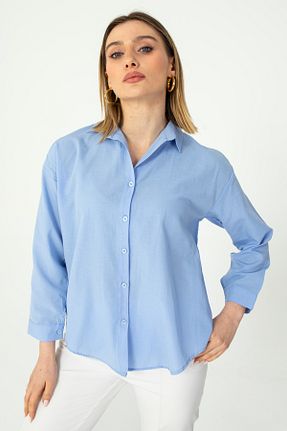 پیراهن آبی زنانه رگولار Nuevo - کد 920589230