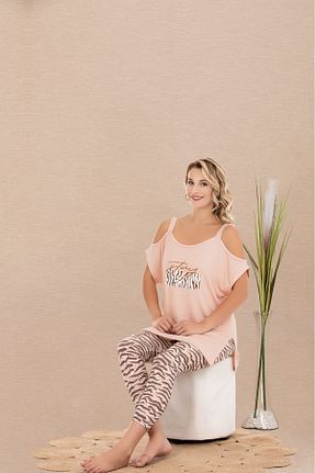 ست لباس راحتی رنگی زنانه طرح دار Lady Lingerie - کد 920575969