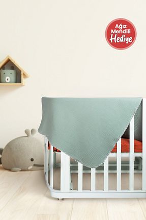 پارچه موسیلین سبز HAFY BABY - کد 803229751