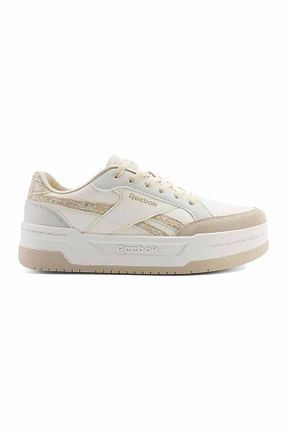 کفش اسنیکر بژ زنانه بند دار Reebok - کد 920596359